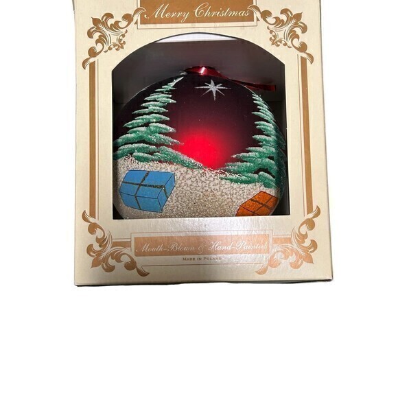 Impuls Christmas Ornament Mouth Blown & Hand Painted Made in Poland NEW… - Picture 3 of 7
